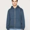 WeekdaySTANDARD ZIP HOODIE - Tröja Med Dragkedja - Dark Petrol Blue -Stilfulla Val Butik 97e4e9984a6c4e978b5316725fb89cb5