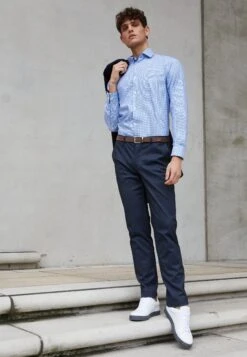 Selected HommeSLIMNEW MARK SHIRT - Kostymskjorta - Skyway -Stilfulla Val Butik 9b5d9c8c35f3489ea64e57512717a485