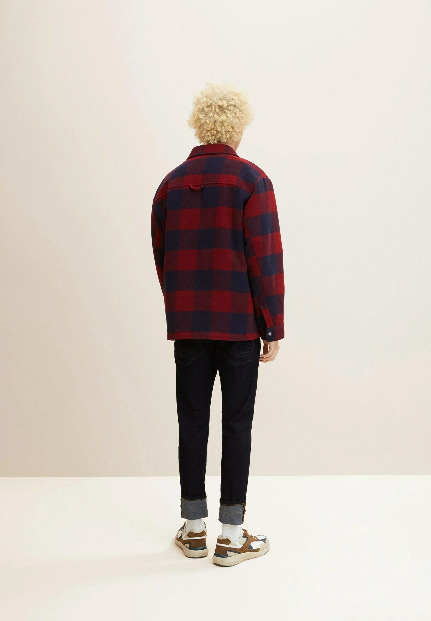 TOM TAILOR DENIMKort Kappa / Rock - Burgundy Navy Big Vichy Check 4 TOM TAILOR DENIMKort Kappa / Rock - Burgundy Navy Big Vichy Check - Bild 2