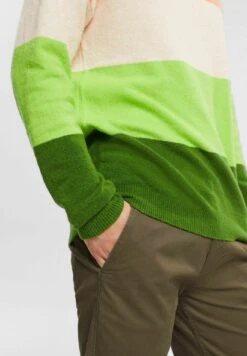 EspritMIT STREIFEN - Stickad Tröja - Citrus Green -Stilfulla Val Butik 9c02df873cd44cf8b552eae13e2b985b