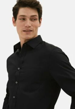 Marks & Spencer3 PACK EASY CARE PLAIN SLIM FIT - Skjorta - Black -Stilfulla Val Butik 9dc909c2e2414728bc19ad85a70dfa14