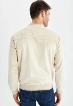 DeFactoSLIM FIT SUEDE - Allvädersjacka - Ecru -Stilfulla Val Butik 9e94f3450955431d8dfe361bfd47500a
