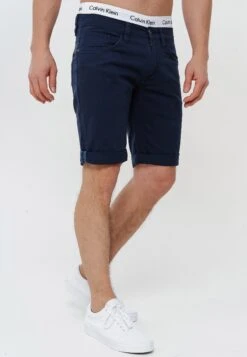 INDICODE JEANSVILLEURBANNE - Jeansshorts - Navy -Stilfulla Val Butik a12dae30c85c4a8082b8dae374b63919