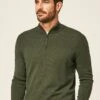 Hackett LondonHZIP - Stickad Tröja - Grn Topiary -Stilfulla Val Butik a1daa3781ff9400ea4fdc7a5f690ff01