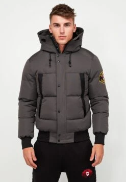 Alessandro ZavettiAYLMER BOMBER - Vinterjacka - Asphalt -Stilfulla Val Butik a3bc56364495485f94fd99c8243a7d30