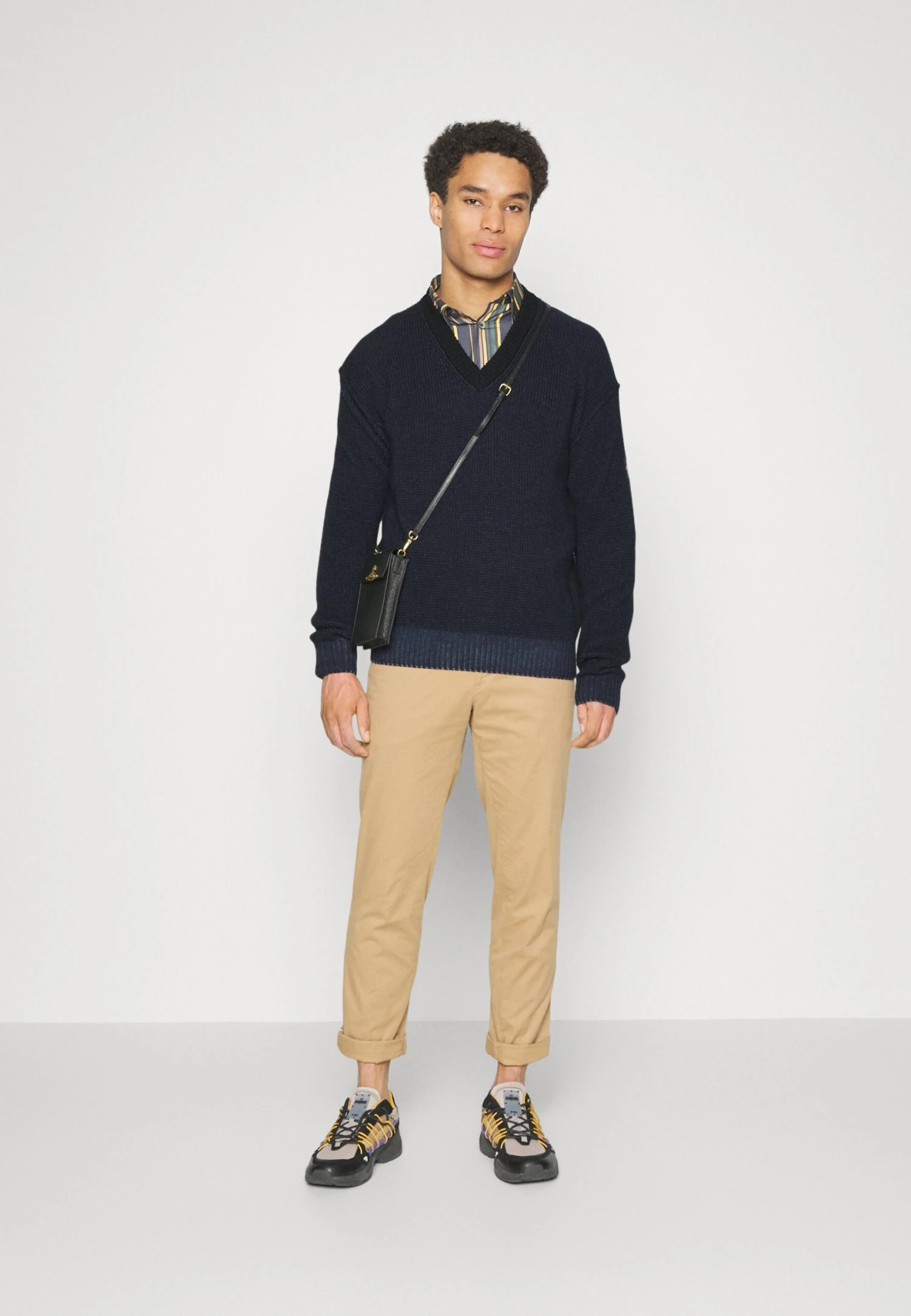 BOSSAVONE - Stickad Tröja - Dark Blue 4 BOSSAVONE - Stickad Tröja - Dark Blue - Bild 2