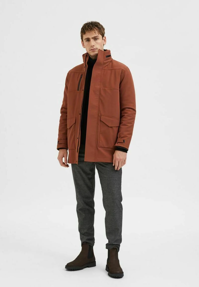 Selected HommeParkas - Tobacco Brown 4 Selected HommeParkas - Tobacco Brown - Bild 2