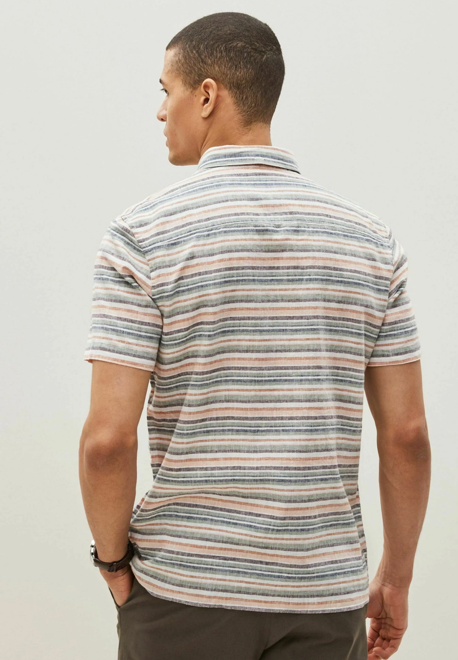 NextSHORT SLEEVE STRIPE - Skjorta - Multi 5 NextSHORT SLEEVE STRIPE - Skjorta - Multi - Bild 3