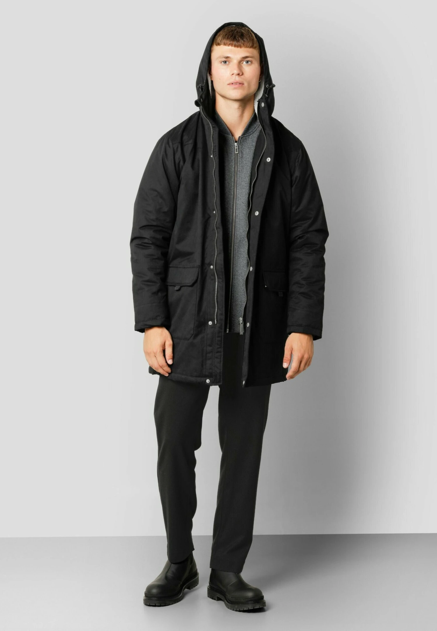 Clean Cut CopenhagenEVEREST - Vinterkappa /-rock - Black 4 Clean Cut CopenhagenEVEREST - Vinterkappa /-rock - Black - Bild 2