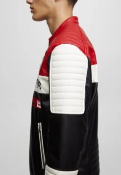 PULL & BEAR PULL&BEARJacka I Konstläder - Mottled Black -Stilfulla Val Butik aa87b45707ba439291409d96a9f8997a