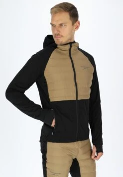 SwedemountNORDIC HYBRID HOODED JACKET - Allvädersjacka - Black Cappuccino -Stilfulla Val Butik aee828c916b6470cbd2bad299a239fa9