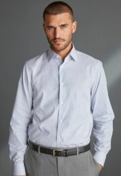 NextSIGNATURE TRIMMED REGULAR FIT SINGLE CUFF - Skjorta - Blue