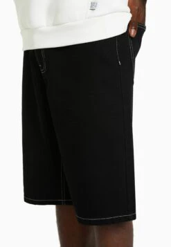 BershkaBAGGY - Jeansshorts - Black -Stilfulla Val Butik b76de7fec6674bf18e59d66273f84e0e
