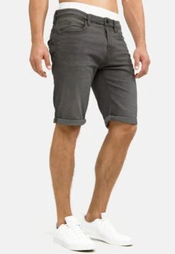 INDICODE JEANSCUBA CADEN - Jeansshorts - Dark Grey -Stilfulla Val Butik b83af4c5ec5f4d958e07c304ffc65cf8