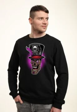 Henry TigerVILLAINS SUGAR SKULL FACILIER - Sweatshirt - Black