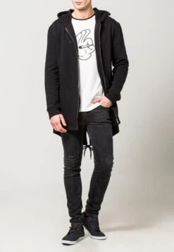 Urban ClassicsTröja Med Dragkedja - Black