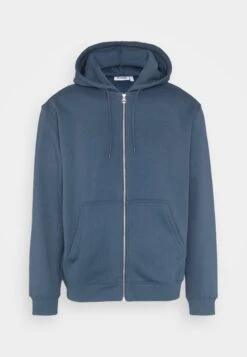 WeekdaySTANDARD ZIP HOODIE - Tröja Med Dragkedja - Dark Petrol Blue -Stilfulla Val Butik bf0598fe507e4d168bb0ff6bf0fd8386