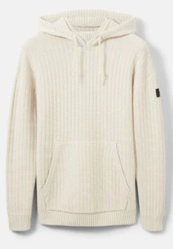 TOM TAILOR DENIMMIT STRUKTUR - Luvtröja - Cold Beige Melange -Stilfulla Val Butik c02f696ddf824adbb2d80944ca294e57