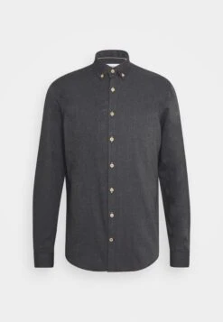 KronstadtDEAN DIEGO - Skjorta - Dark Grey -Stilfulla Val Butik c173a94d98594fa5aec7aeb76a70b3e3