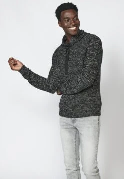 KoroshiDE PUNTO - Stickad Tröja - Black -Stilfulla Val Butik c40352ba3fe14a7aa89a909769f586ff