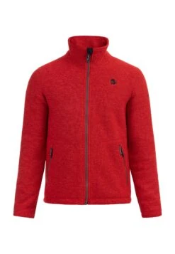 SchmuddelweddaFleecejacka - Rot Melange -Stilfulla Val Butik c60a6b742b584765837c8d9925d61916