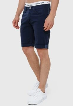 INDICODE JEANSVILLEURBANNE - Jeansshorts - Navy -Stilfulla Val Butik c89c9a5c176641e0a2be57c5c35a4d99
