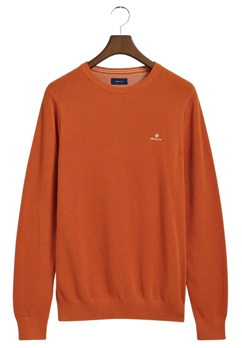 GANTStickad Tröja - Pumpink/orange 4 GANTStickad Tröja - Pumpink/orange - Bild 2
