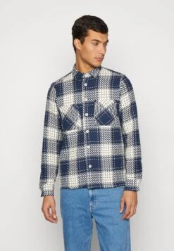 WAX LONDONWHITING OVERSHIRT UNISEX - Allvädersjacka - Marine