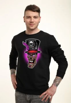 Henry TigerVILLAINS SUGAR SKULL FACILIER - Sweatshirt - Black -Stilfulla Val Butik cd1ecf33a12d467f8c4f31126a65bab0