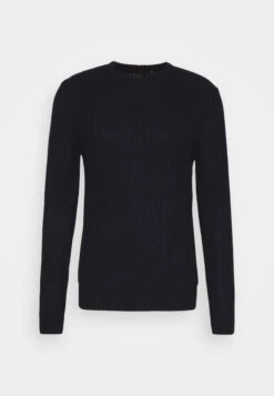 Brave SoulBINARYO - Stickad Tröja - French Navy/ox Blood -Stilfulla Val Butik cd501784705b4823acddf1b9ca269e63