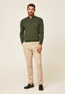 Hackett LondonHZIP - Stickad Tröja - Grn Topiary -Stilfulla Val Butik d13483b32c924ef0b7427c531aa1d174