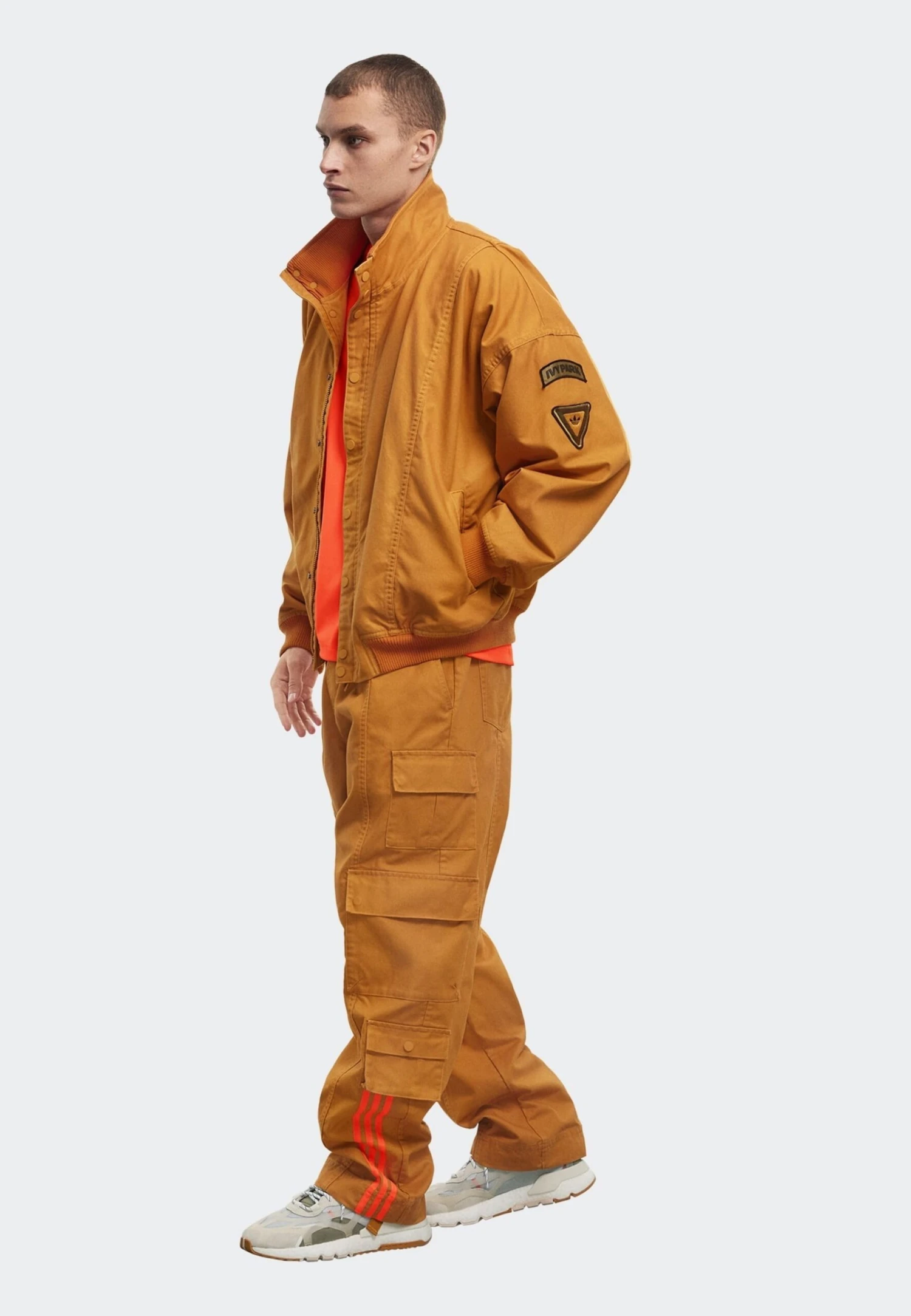 Adidas OriginalsIVY PARK CANVAS JACKET - Outdoorjacka - Focus Orange 4 Adidas OriginalsIVY PARK CANVAS JACKET - Outdoorjacka - Focus Orange - Bild 2