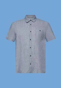 EspritKURZARM MIT HAHNENTRITTMUSTER - Skjorta - Blue -Stilfulla Val Butik d1ce46ab1d364c3d8f1eb4a997e86983