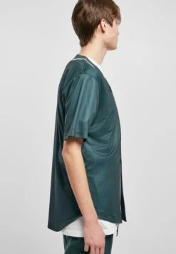 Urban ClassicsBASEBALL - Skjorta - Bottlegreen White -Stilfulla Val Butik d3f626002a424aa8a38da50d582ddf5a