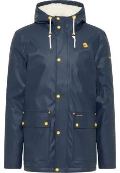 SchmuddelweddaSCHMUDDELWEDDA REGENJACKE MIT WEBPELZFUTTER IN TEDDYOPTIK KILATA - Parkas - Marine -Stilfulla Val Butik d5538c9d868040e280b14c975900a7d4