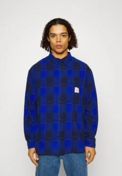 Levi's® WorkwearWALLER 1 POCKET SHIRT - Skjorta - Patrick Plaid Mazarine Blue