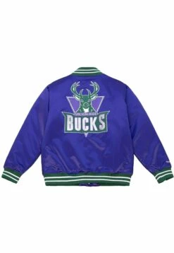 Mitchell & NessHEAVYWEIGHT VARSITY MILWAUKEE BUCKS - Bomberjacka - Purple 7 Mitchell & NessHEAVYWEIGHT VARSITY MILWAUKEE BUCKS - Bomberjacka - Purple -Stilfulla Val Butik dc78a2efff634cc5a1491e7474e9869d
