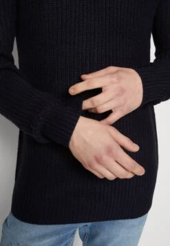 Brave SoulBINARYO - Stickad Tröja - French Navy/ox Blood -Stilfulla Val Butik dd83e58ab70e4342a5ad685f118e7ea6