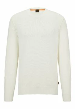 BOSSAROPO - Stickad Tröja - Light Beige Seven