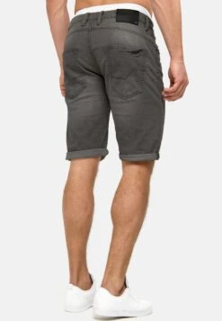 INDICODE JEANSCUBA CADEN - Jeansshorts - Dark Grey -Stilfulla Val Butik e283f53bfcf24d84beac027a255d2b8b