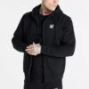SIKSILKESSENTIAL FUNNEL HOODIE - Tröja Med Dragkedja - Black -Stilfulla Val Butik e5c595c787404913879e053c4f176a26