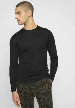 Casual FridayCFKENT MERINO CREW NECK KNIT - Stickad Tröja - Black