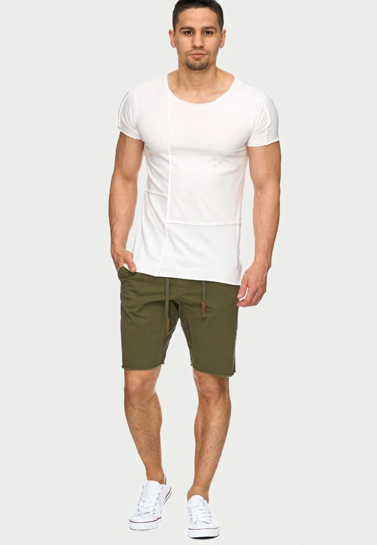 INDICODE JEANSCARVER - Jeansshorts - Grren 4 INDICODE JEANSCARVER - Jeansshorts - Grren - Bild 2