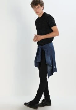 LeeMALONE SKINNY - Jeans Skinny Fit - Black Rinse -Stilfulla Val Butik e95e40847a194ceb8fc002da1dab78c7