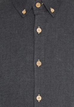 KronstadtDEAN DIEGO - Skjorta - Dark Grey -Stilfulla Val Butik e96e9b2b2fec43b79b39933956fc4bbc