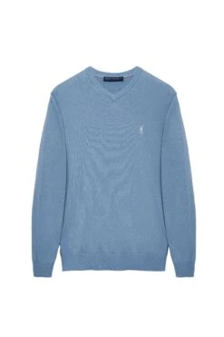 Polo ClubStickad Tröja - Blue -Stilfulla Val Butik ed4ad4904b764d20972ada0fd18b225d