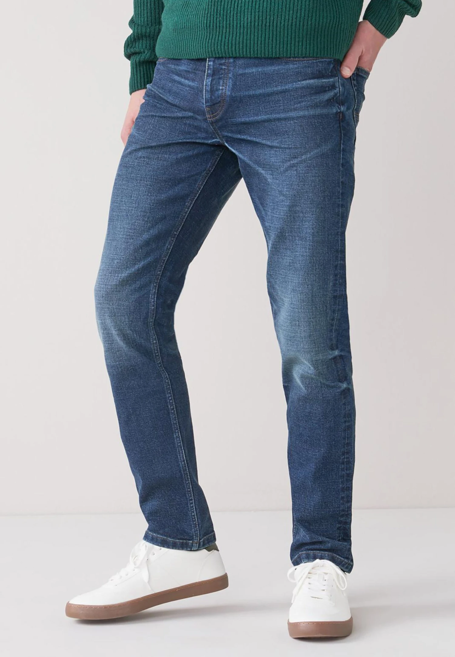 NextWITH STRETCH - Jeans Straight Leg - Blue 3 NextWITH STRETCH - Jeans Straight Leg - Blue