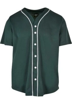 Urban ClassicsBASEBALL - Skjorta - Bottlegreen White -Stilfulla Val Butik ef73d70b7c29416f95ef0cbd360075be