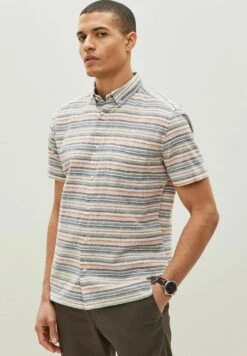 NextSHORT SLEEVE STRIPE - Skjorta - Multi