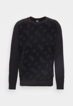 BOSSFENTURO - Stickad Tröja - Black -Stilfulla Val Butik f416c74d32bf46d4ae5bf612cbd92b2e